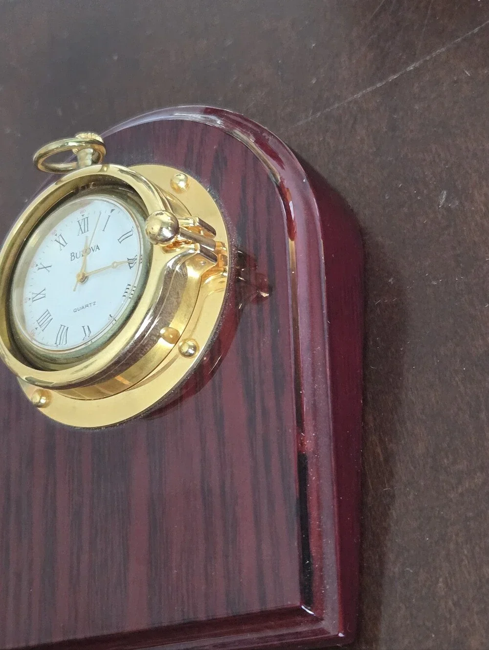 Bulova Miniature Collectible Clock Watch